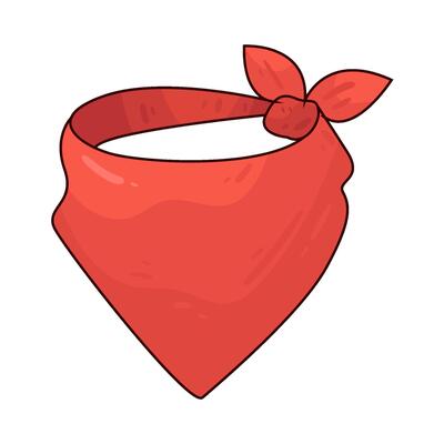 Illustration of bandana