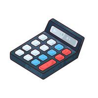 Illustration of calculator vector