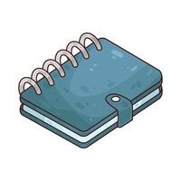 Illustration of notebook vector