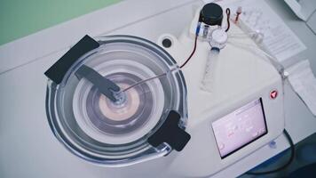 Research of stem cells. Stem cells injection procedure video