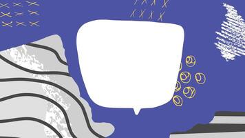 Set of collage blanks for social media. design. vector