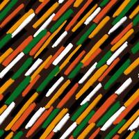 Hand drawn striped pattern. Seamless texture with diagonal stripes painted with chalk. 90s style background with color blocks. Texture with diagonal lines vector