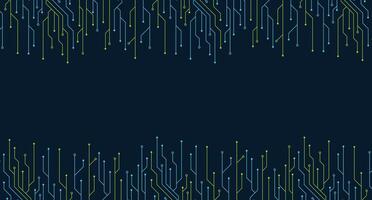 Circuit board technology banner. Circuit board background. Futuristic circuit board banner. illustration vector