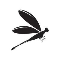 Dragonfly logo template design vector