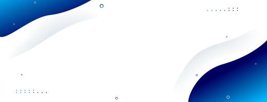 blue and white minimalist background with geometric shapes vector