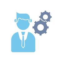administration concept line icon. Simple element illustration. administration concept outline symbol design. vector