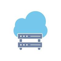hosting concept line icon. Simple element illustration. hosting concept outline symbol design. vector