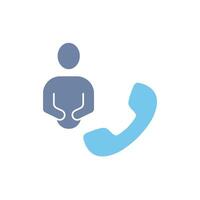 contact concept line icon. Simple element illustration. contact concept outline symbol design. vector