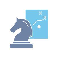 strategy concept line icon. Simple element illustration. strategy concept outline symbol design. vector
