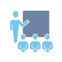 training concept line icon. Simple element illustration. training concept outline symbol design. vector