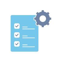 task concept line icon. Simple element illustration. task concept outline symbol design. vector