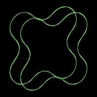 Y2K Rave Psychedelic Futuristic Diagonal Form in trendy neon green black style vector