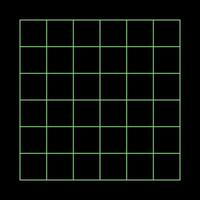 Y2K Rave Psychedelic Futuristic Square Grid in trendy neon green black style vector