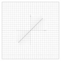 Diagonal Line At Intersection Of Axes On Notebook vector