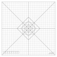 Squares And Diamonds Connected At Center Point vector
