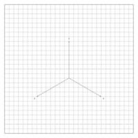 Dotted Coordinate Axes Originating From The Zero vector