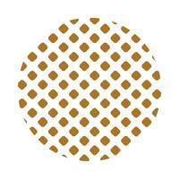 Asian Pattern Of Geometric Lined Up Bronze Squares vector