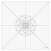 Circles Connected In Flower Shaped Ornament vector