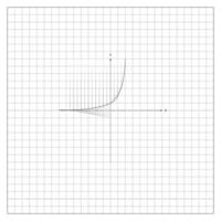 Exponential Growth Graph Along An Arc On Notebook vector