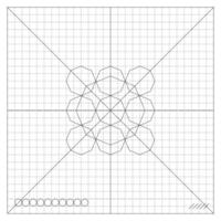 Geometric Figures Combined Into Esoteric Mandala vector