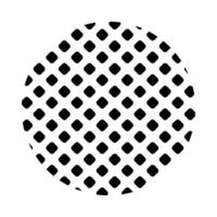 Chinese Circle With Asian Pattern Square Stamping vector