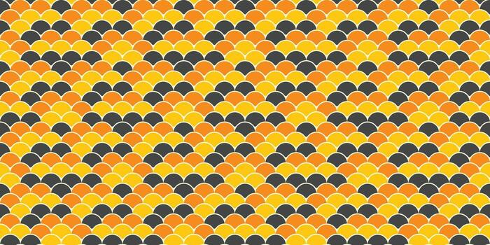 efecto repitiendo a ondulado de moda. envase geometría, modelo arco. tela loseta en curva dibujado. vector