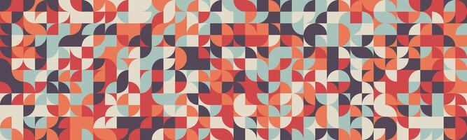 Modern geometric pattern with artistic shapes and seamless repetition. Ideal for textile prints, abstract backgrounds, and trendy poster designs. vector