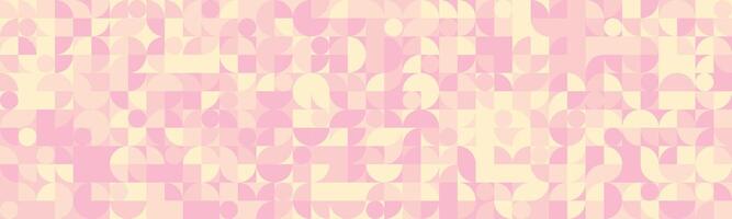 Modern abstract pattern with geometric shapes and seamless repetition. Great for trendy textile designs, poster backgrounds, or creative artwork covers. vector