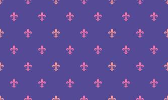 Fleur-de-lis image, royalty queen. Satin material a damask curl. Art quality from cover tile. vector