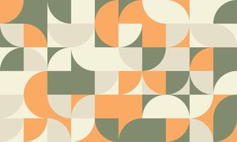 Modern geometric pattern with artistic shapes and seamless repetition. Ideal for textile prints, abstract backgrounds, and trendy poster designs. vector