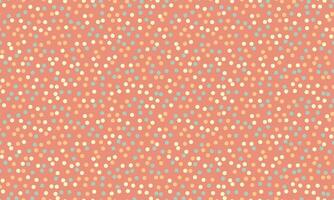 Polka dot pattern with colorful round spots, ideal for textile fabrics, seamless wallpapers, and abstract backgrounds with a geometric touch. vector