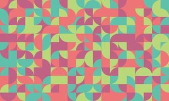 Seamless geometric pattern featuring clean shapes and mosaic texture. Ideal for abstract backgrounds, trendy poster artwork, or modern textile designs. vector