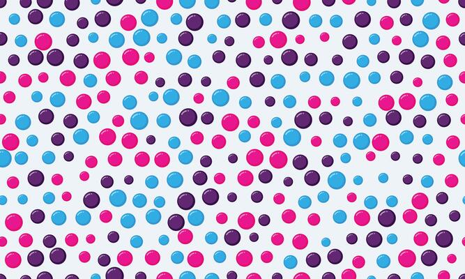 Round dotted pattern with geometric simplicity. Ideal for textile fabrics, wallpaper, or poster prints. Abstract design for seamless backgrounds.