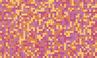 Elegant mosaic tile pattern with vibrant colours. Perfect for textile, decorative covers, or modern graphic design with structured and symmetrical appeal. vector