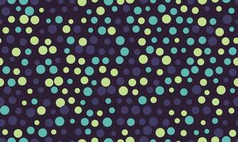 Round dotted pattern with geometric simplicity. Ideal for textile fabrics, wallpaper, or poster prints. Abstract design for seamless backgrounds. vector