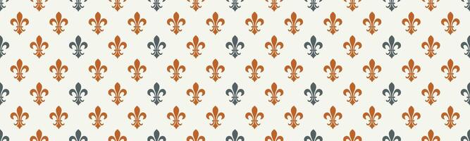 Seamless pattern fabric at medieval horizontal. Repeat stylish festive symmetric. Paper carnival of elite ancient. vector