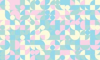 Abstract geometric design featuring seamless shapes and mosaic texture. Ideal for backgrounds, posters, and trendy textile prints with a modern flair. vector