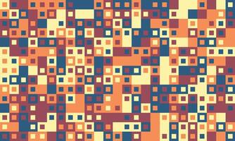 Textured cube pattern with colourful tiles and elegant symmetry. Ideal for graphic design projects, backgrounds, and trendy decorative material. vector