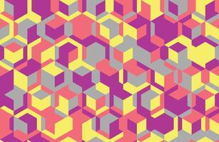Geometric mosaic pattern with creative shapes and minimal style. Perfect for modern posters, seamless backgrounds, or textile prints. vector