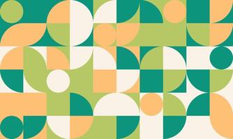 Modern abstract pattern with geometric shapes and seamless repetition. Great for trendy textile designs, poster backgrounds, or creative artwork covers. vector