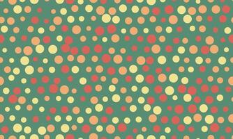Round spotted pattern with geometric repetition. Ideal for fabric prints, poster backgrounds, and abstract wallpaper designs with trendy circles. vector