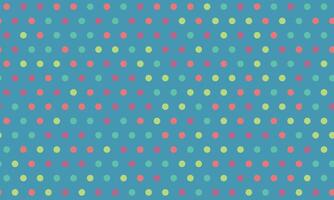 Colorful dotted pattern featuring round spots in a repeating layout. Ideal for creating abstract backgrounds, seamless textiles, and geometric wallpapers. vector