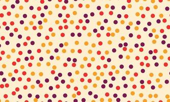Abstract polka dot pattern with geometric circles, perfect for seamless textile prints, wallpaper, or modern poster backgrounds. A trendy and creative design. vector