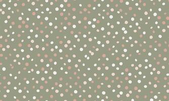 Colorful dotted pattern featuring round spots in a repeating layout. Ideal for creating abstract backgrounds, seamless textiles, and geometric wallpapers. vector