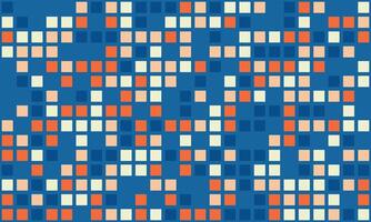 Minimalist grid design with ornate details and bright colours. Perfect for textile, cover art, or background use, adding structured beauty to projects. vector