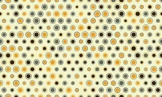 Round spotted pattern with geometric repetition. Ideal for fabric prints, poster backgrounds, and abstract wallpaper designs with trendy circles. vector