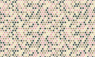 Seamless polka dot with geometric circles, perfect for fabric prints, posters, or abstract backgrounds. Trendy pattern for wallpapers and textile designs. vector