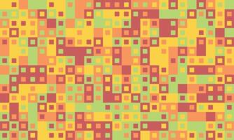 Trendy mosaic-style pattern with structured geometry. A vibrant, colourful grid design ideal for cover art, fabric, or creative posters. vector