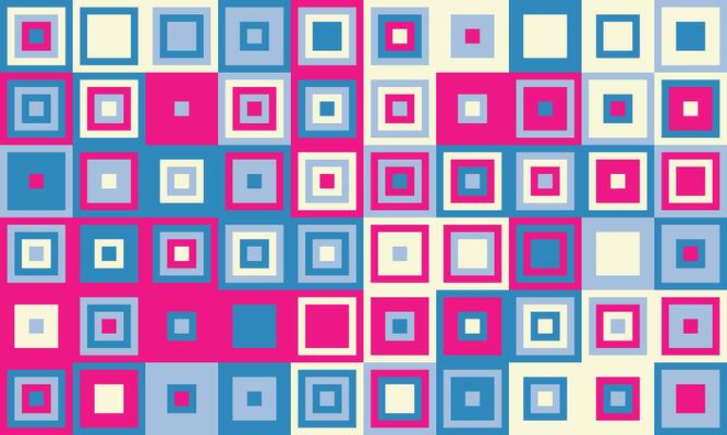 Elegant mosaic tile pattern with vibrant colours. Perfect for textile, decorative covers, or modern graphic design with structured and symmetrical appeal.