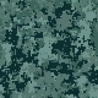 Clothes leaf between war protection. Repetitive style, fabric green. Mosaic danger like textured pixelated. vector